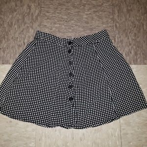 Small checkered skirt